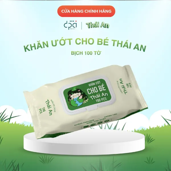 KHĂN ƯỚT CHO BÉ THÁI AN - BỊCH 100 TỜ